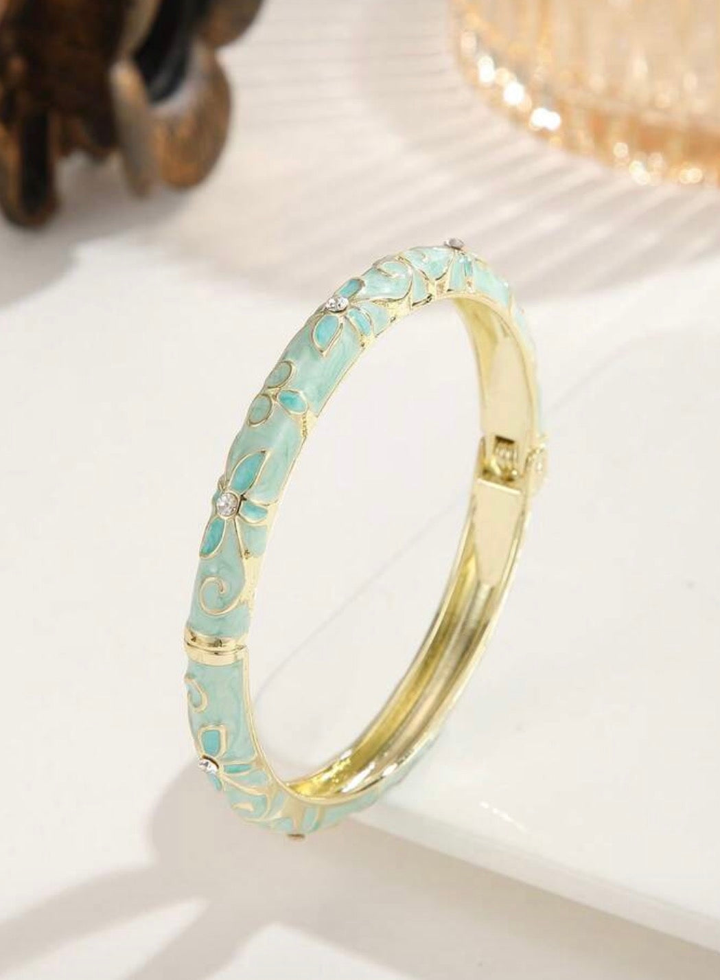 Jonc bleu turquoise